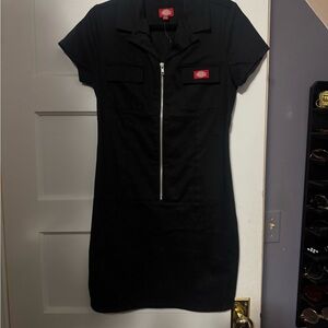 Dickies Black Zip-Up Dress